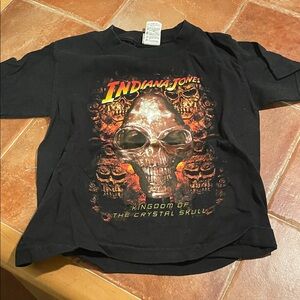 Indiana Jones Black Kids T-Shirt